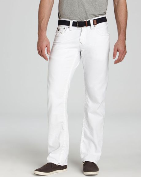 White true religion jeans for men - Lookup BeforeBuying