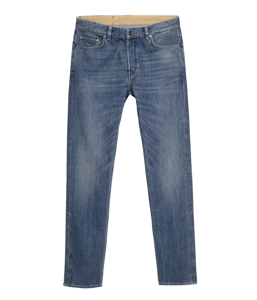 h and m blue jeans