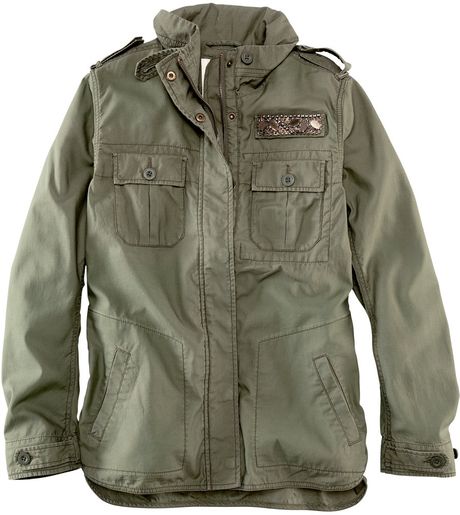 H&m Jacket in Green (khaki) | Lyst