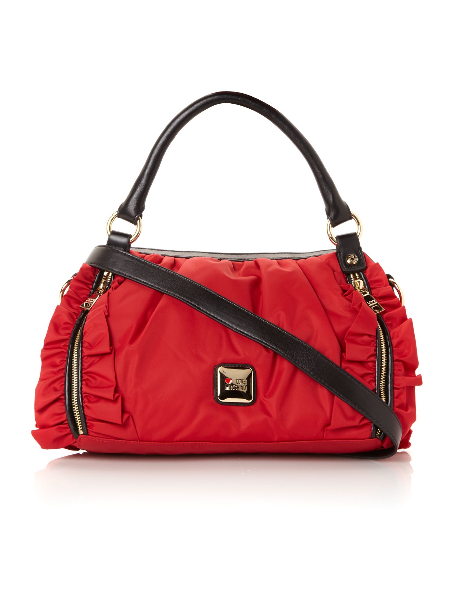 Love Moschino I Love Rouches Crossbody Bag in Red Lyst