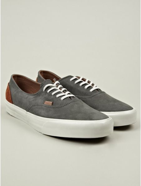 Vans Mens Grey Era Decon Ca Nubuck Sneaker in Gray for Men (grey) | Lyst