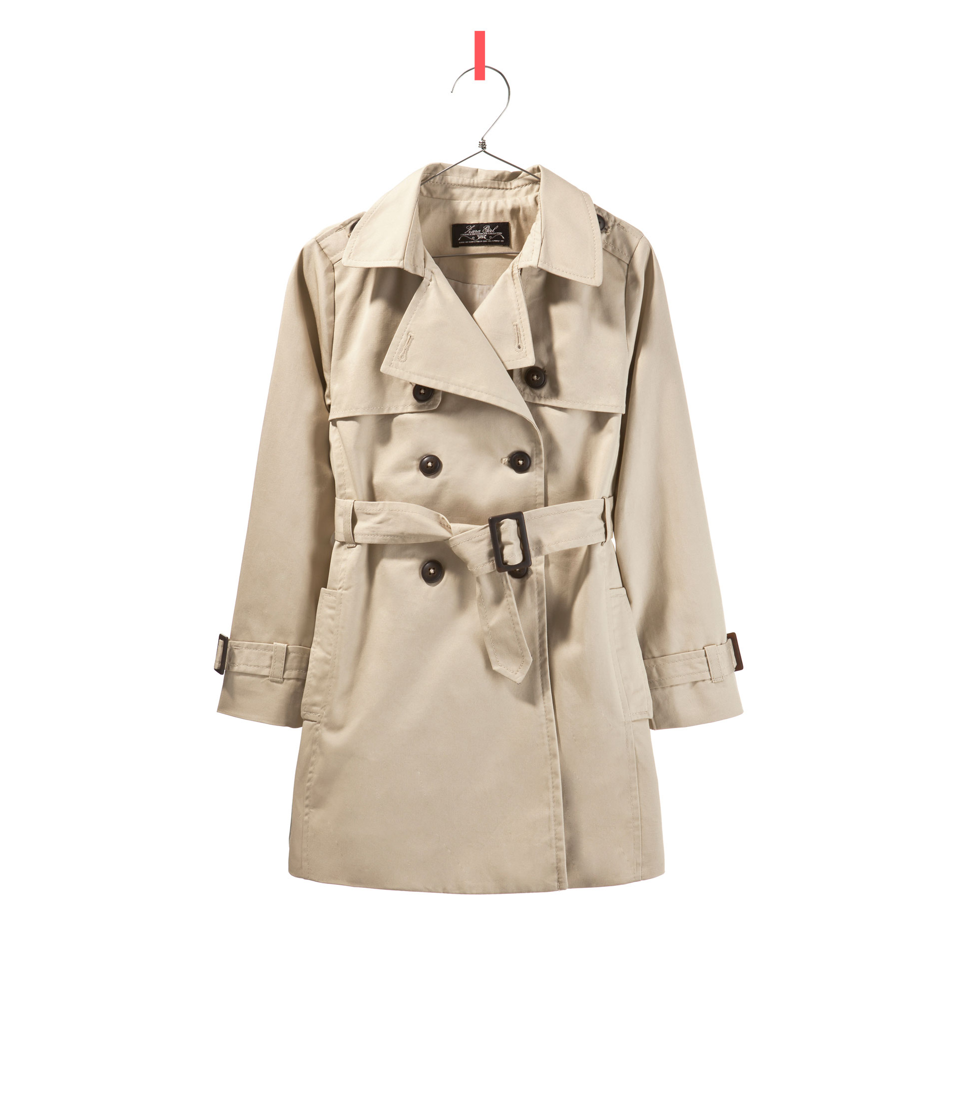Zara Double Breasted Trench Coat in Natural for Men | Lyst