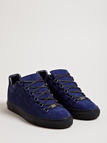 balenciaga arena low mens blue