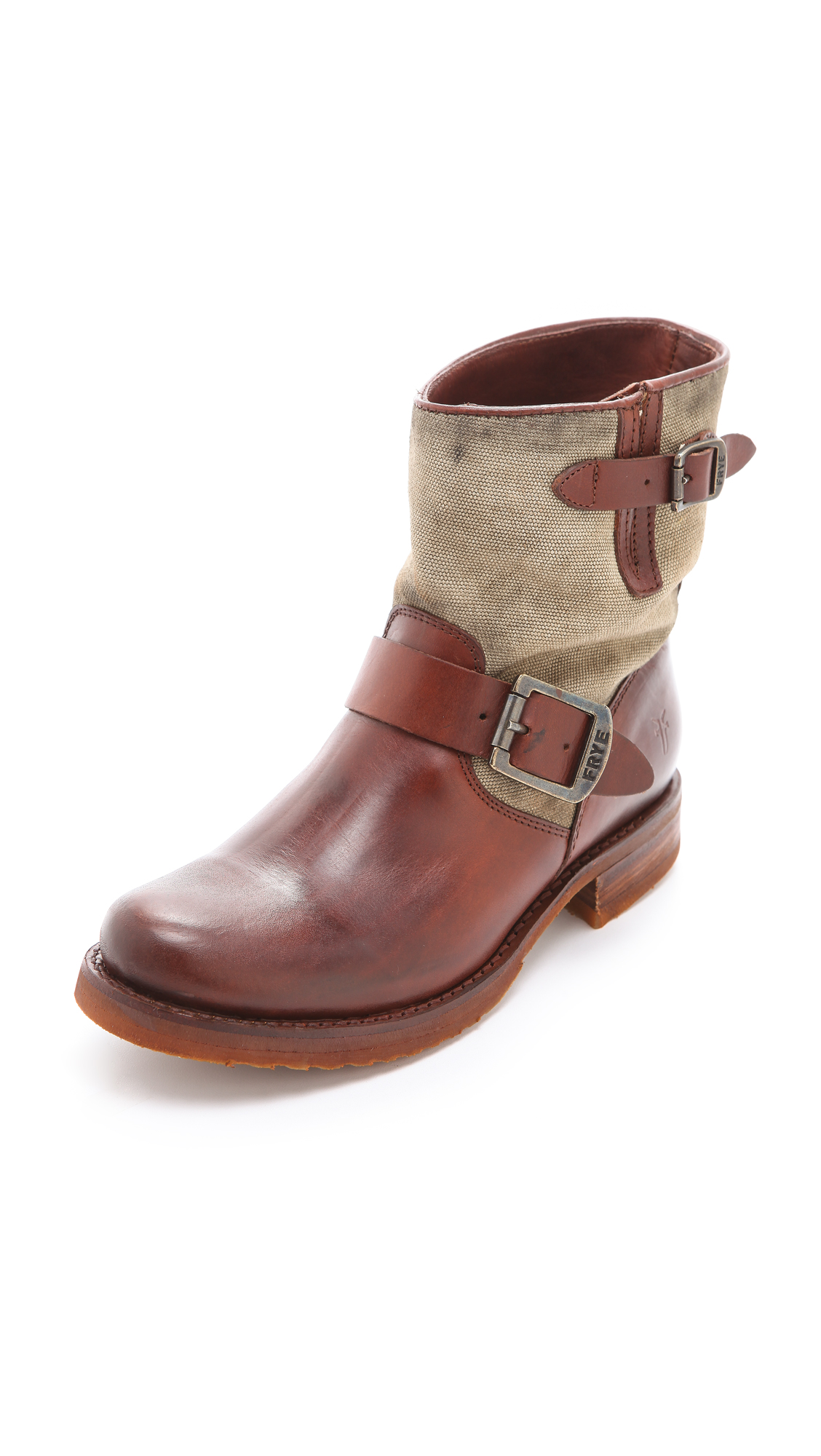 frye canvas boots