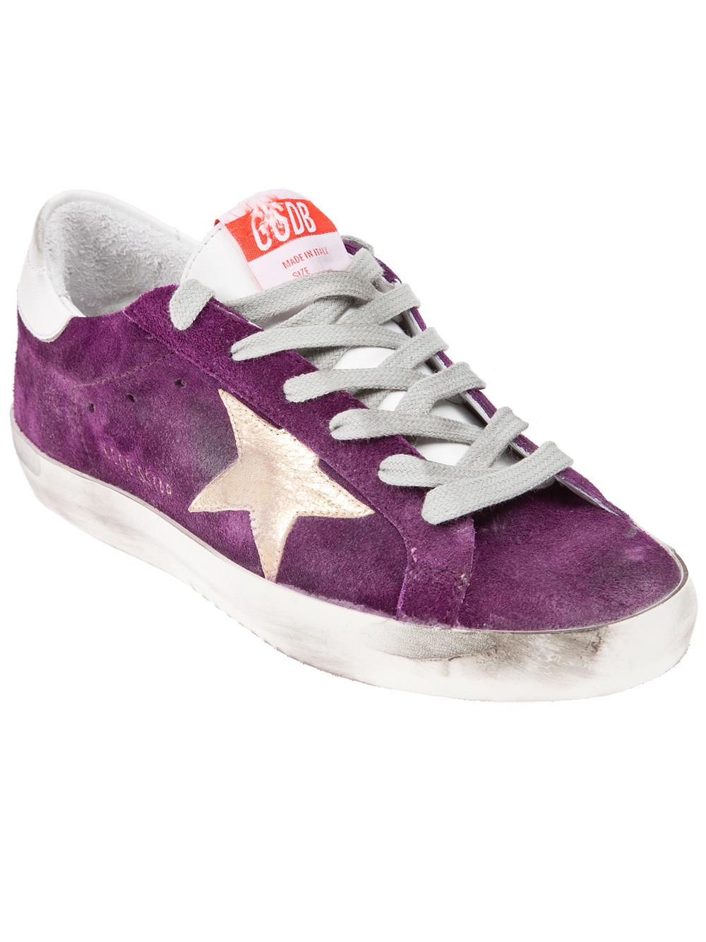 golden goose neon sneakers