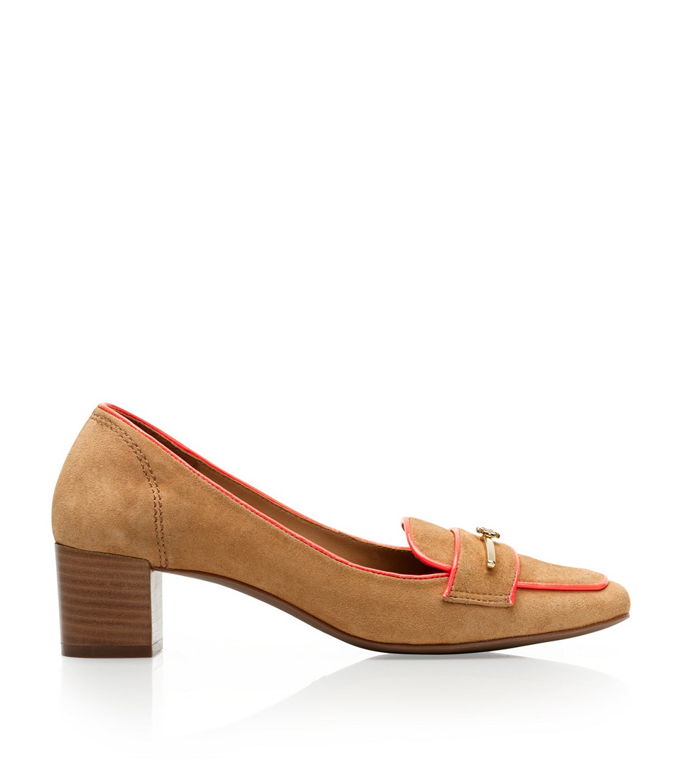 tory burch loafer heels