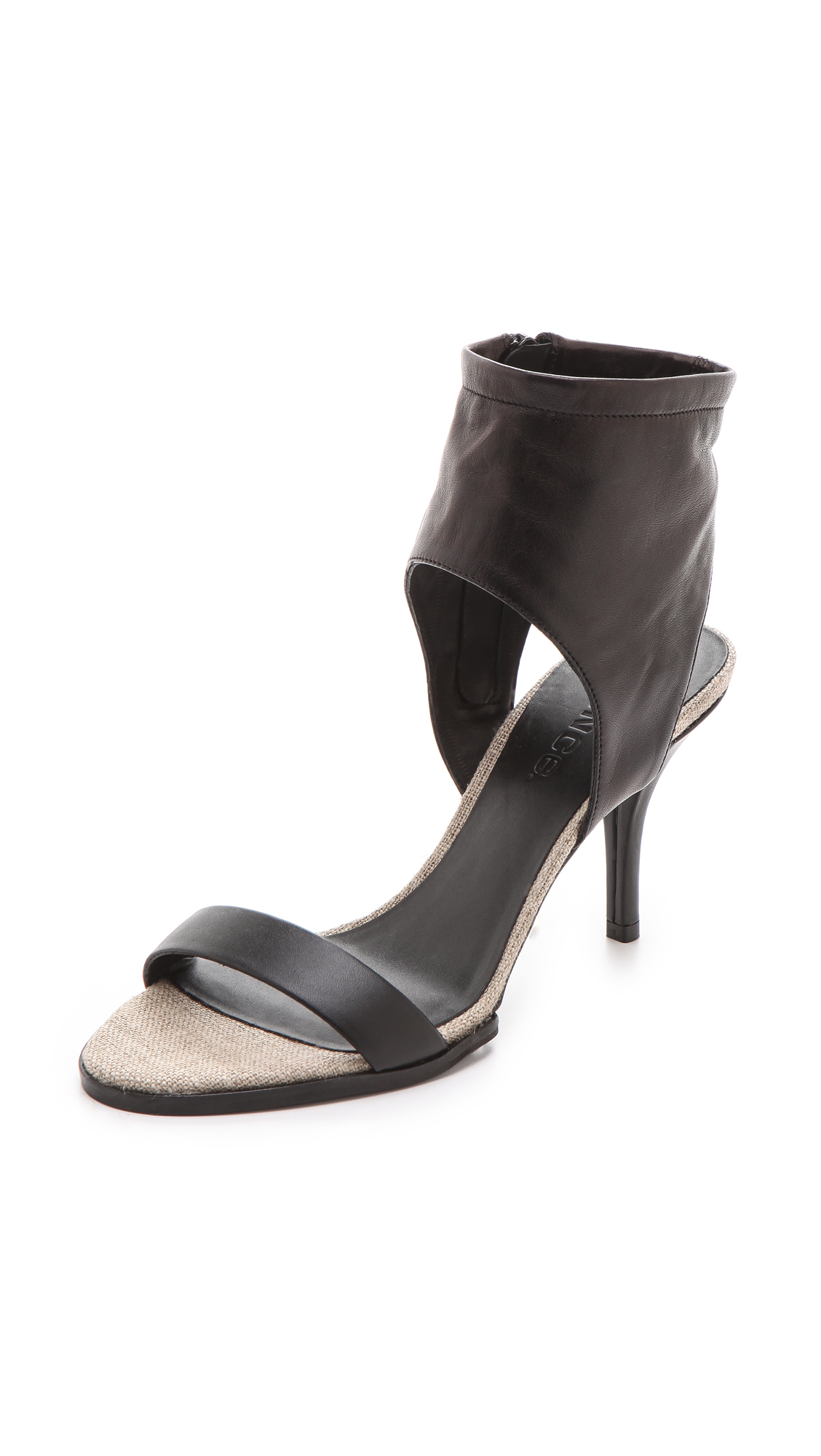 Lyst Vince Adria Ankle Cuff Sandals in Black