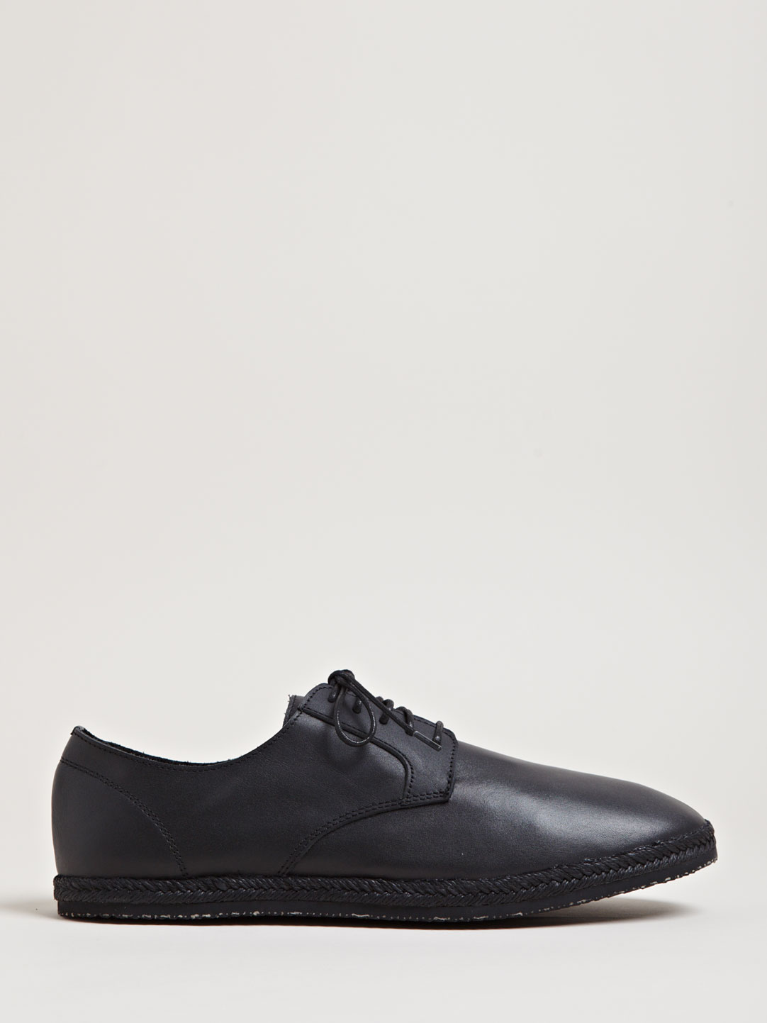Yohji Yamamoto Plaited Outer Sole Shoes in Black for Men | Lyst
