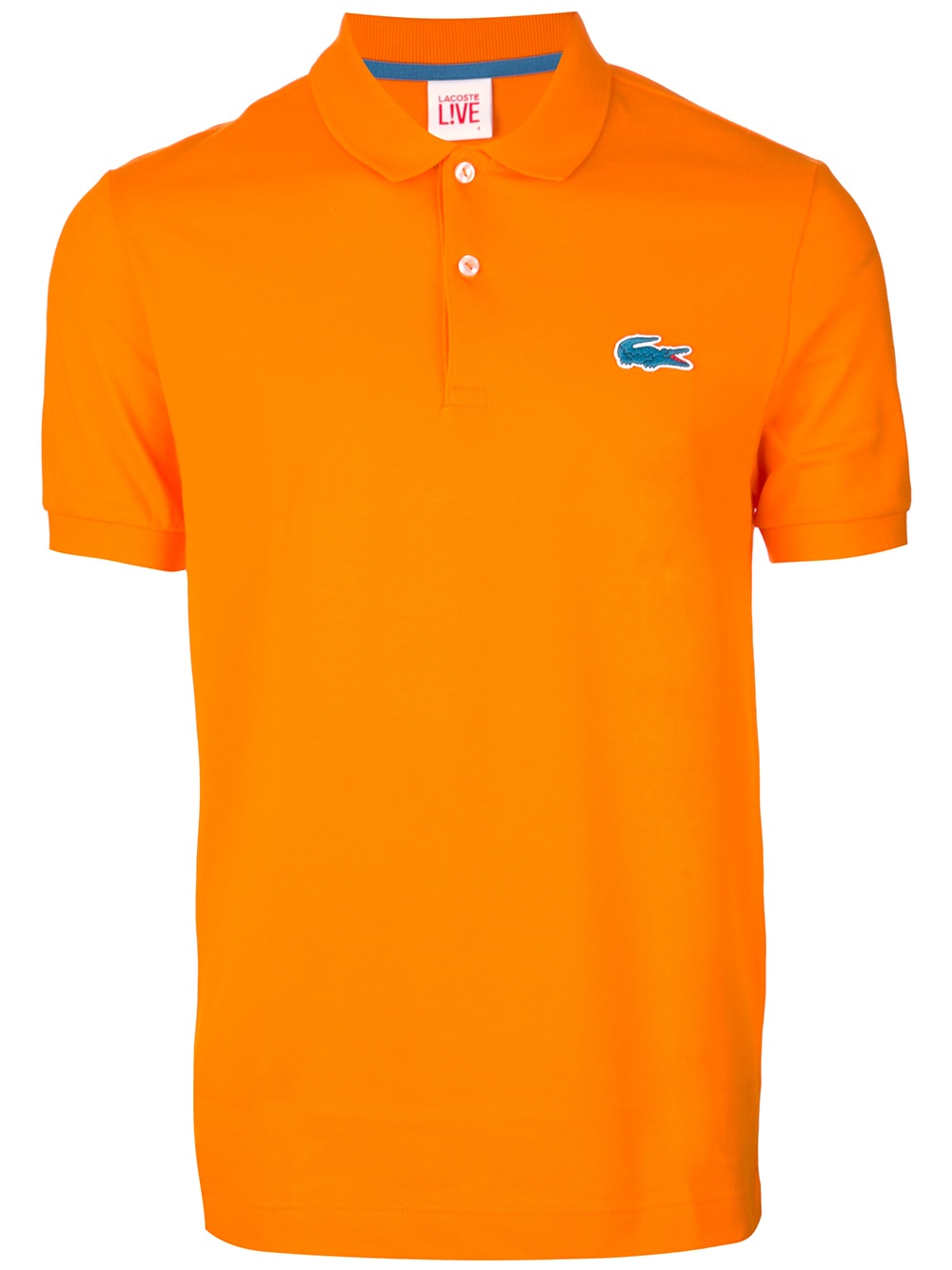 Uden Svig program Lacoste L!ive Classic Polo Shirt in Orange for Men | Lyst