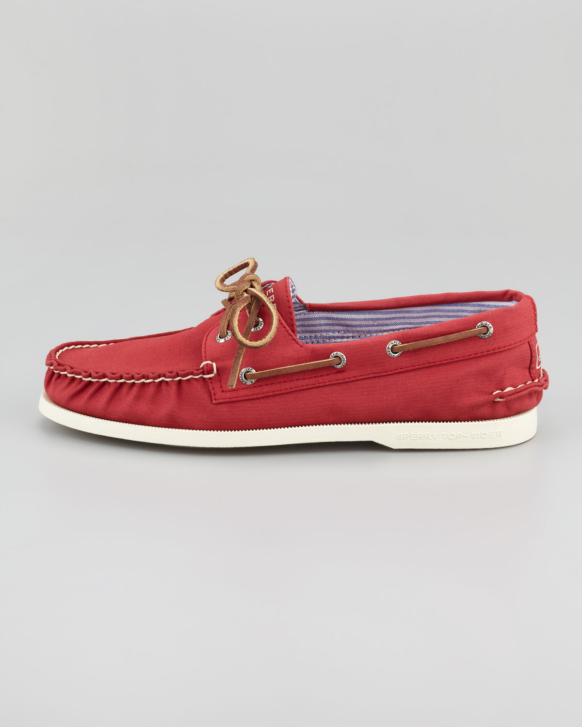 Lyst - Sperry Top-Sider Authentic Original Canvas Boat Shoe in Red for Men