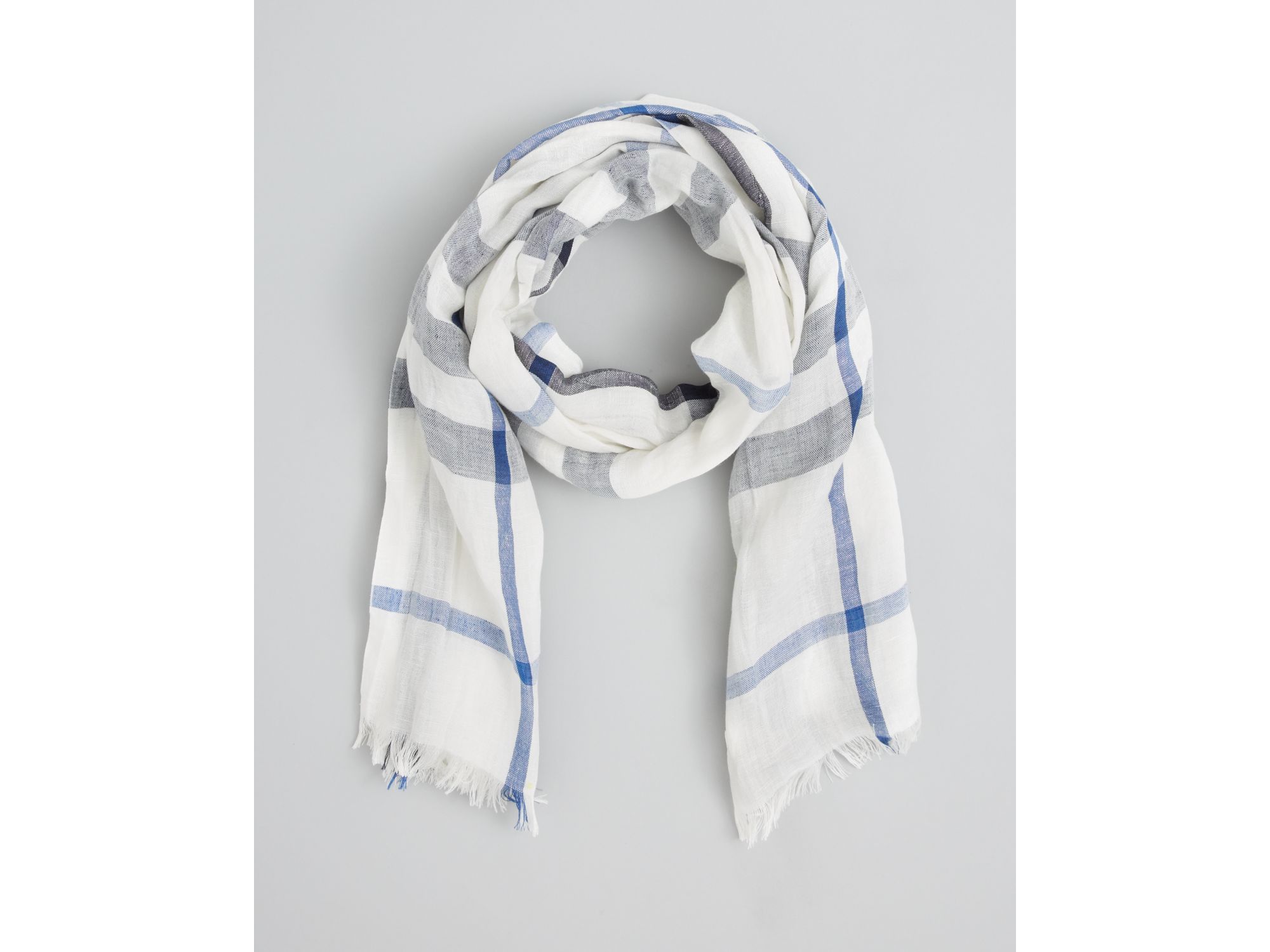 burberry linen scarf
