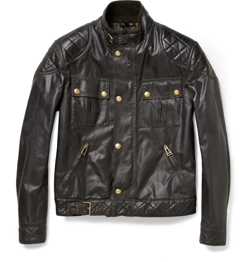 Belstaff S Icon Blouson Waxedcotton Jacket in Black for Men - Lyst