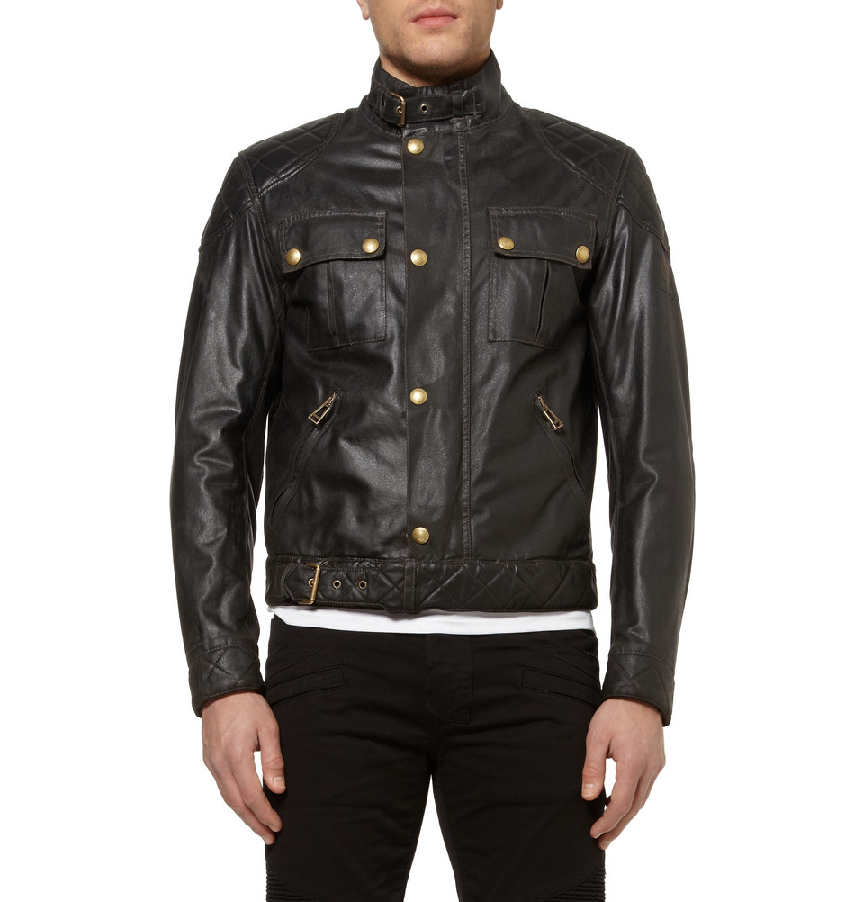 Belstaff S Icon Blouson Waxedcotton Jacket in Black for Men | Lyst