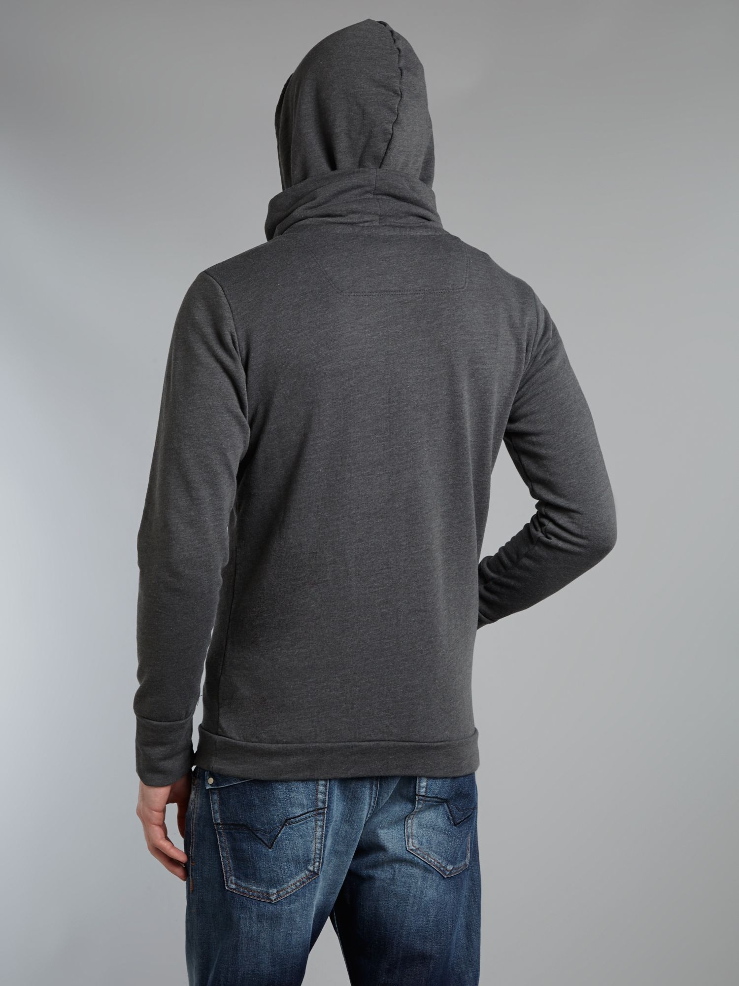 Diesel Cowl Neck Sweatshirt in Gray for Men (grey) | Lyst