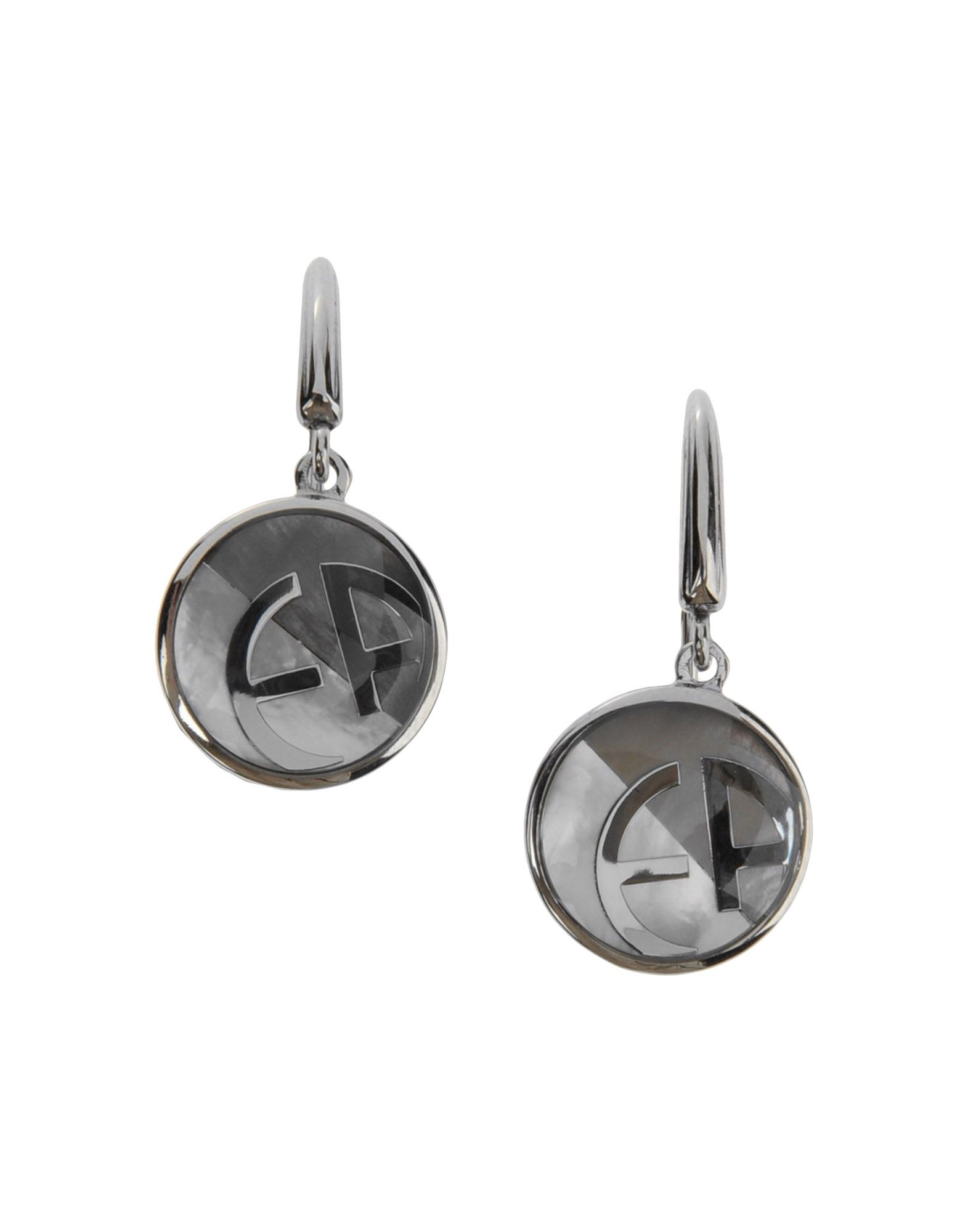 armani earrings silver