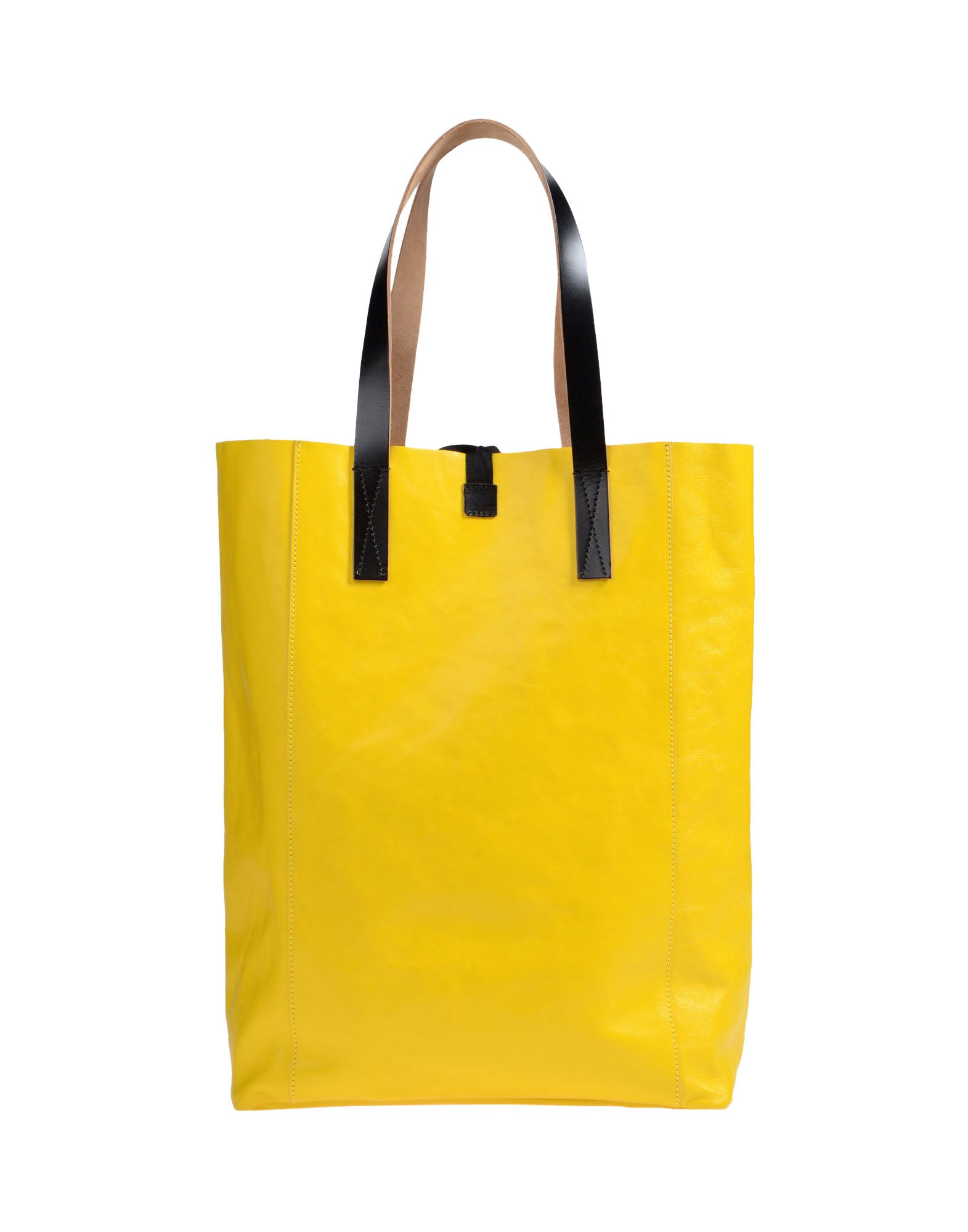 Marni Large Leather Bags in Yellow | Lyst