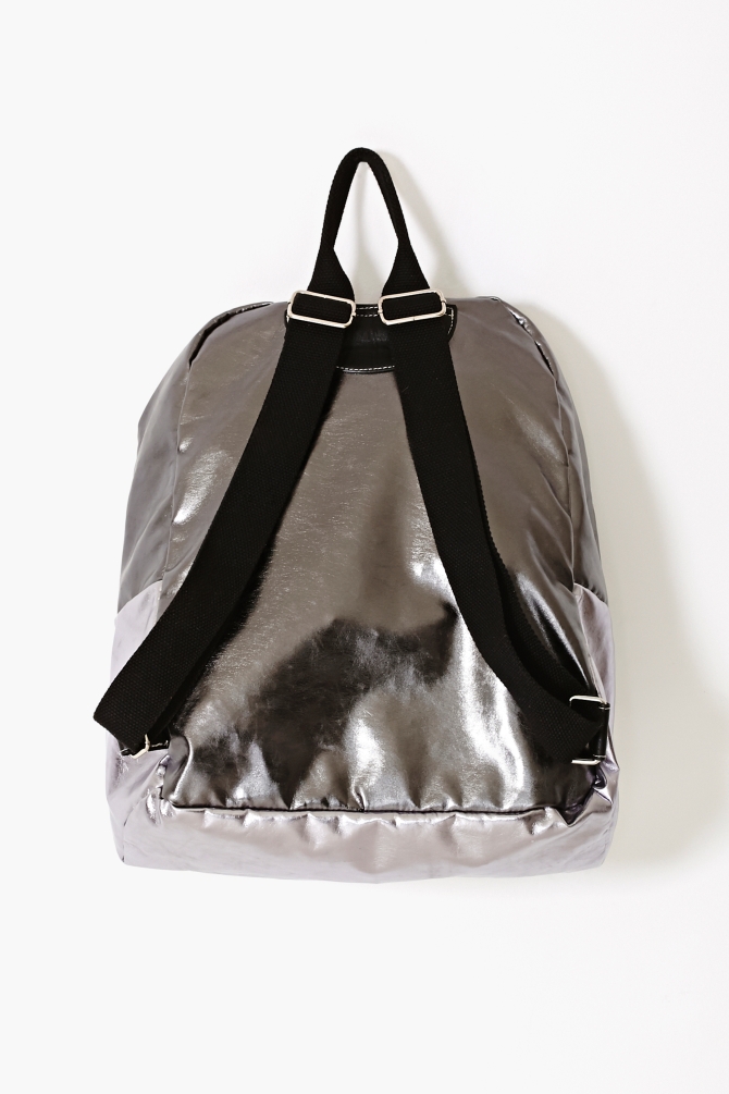 Lyst Nasty Gal Heavy Metal Backpack in Metallic