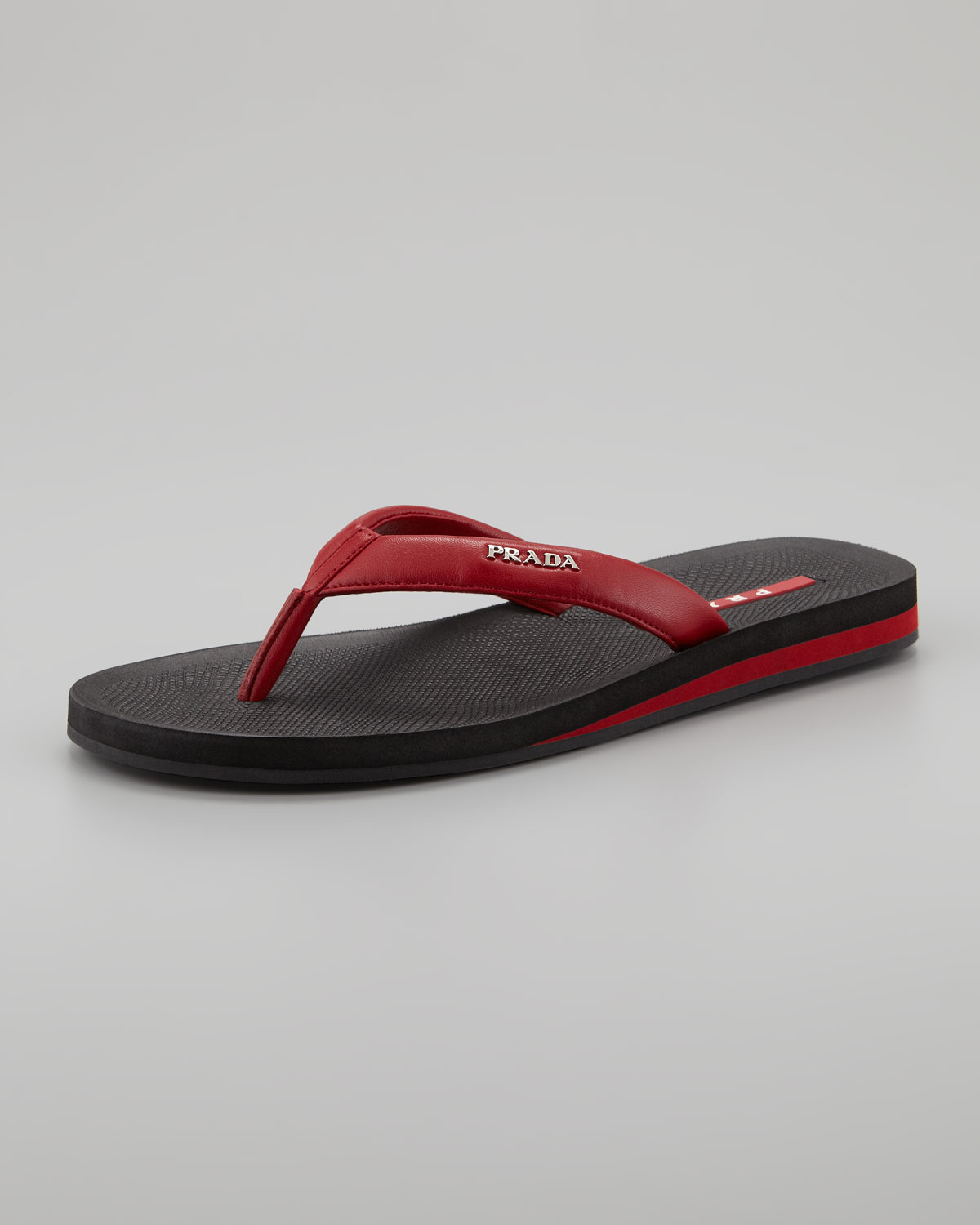 prada flip flops mens