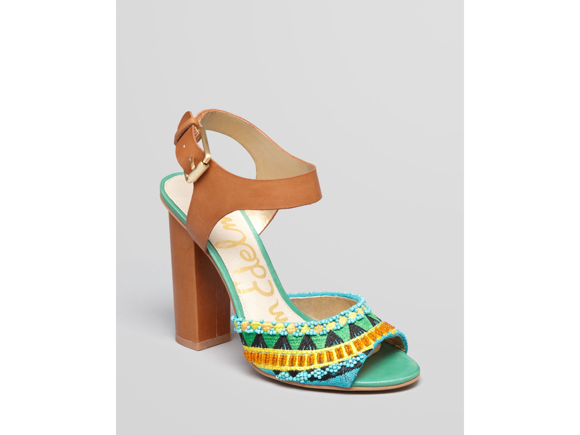 sam edelman turquoise heels
