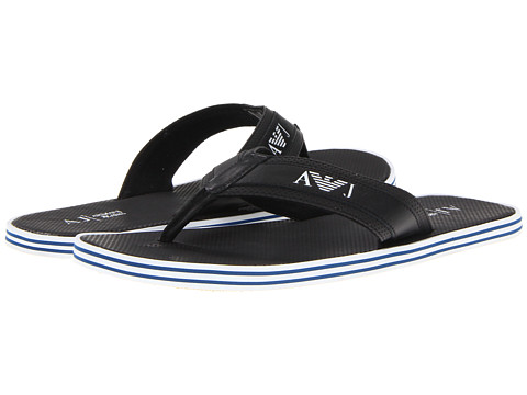 armani jeans flip flops