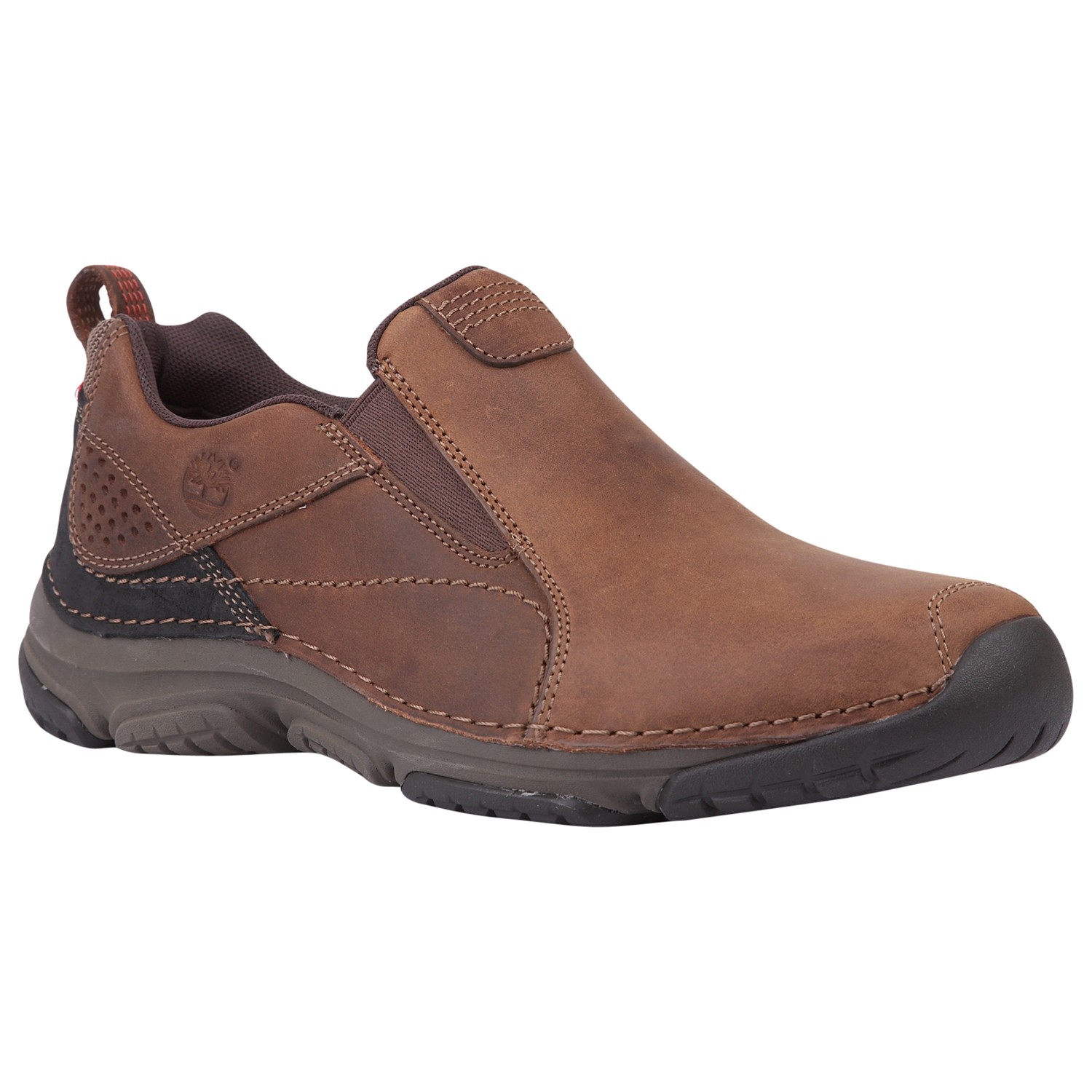 Timberland Front Country Leather Slip On Shoes in Brown for Men | Lyst UK