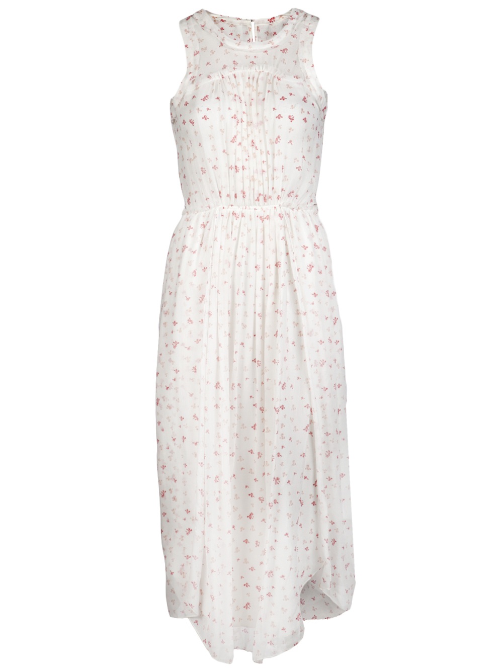 Girl. By Band Of Outsiders Sleeveless Open Back Dress in White (cream ...