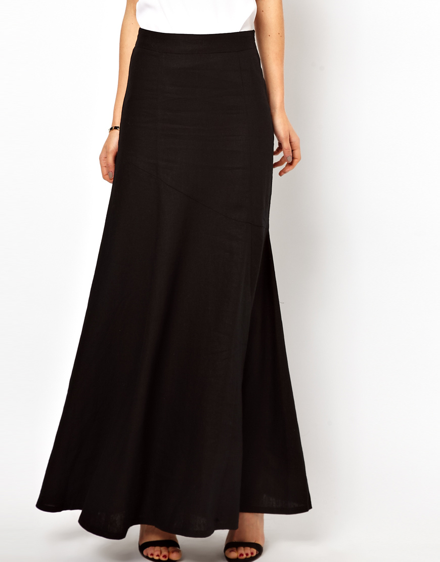 asos black formal dress