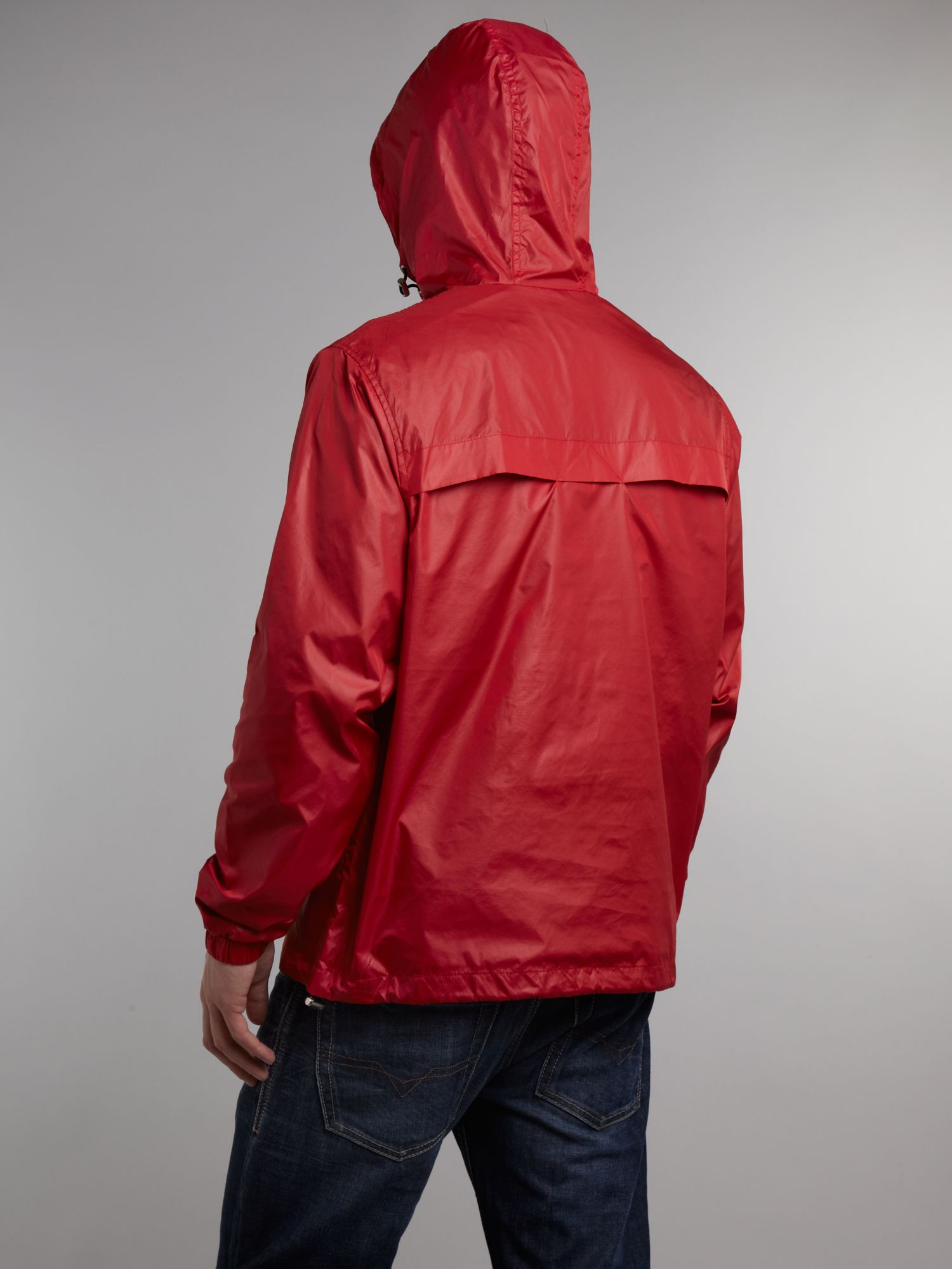 Fred perry Half Zip Through Hooded Cagoule in Red for Men | Lyst