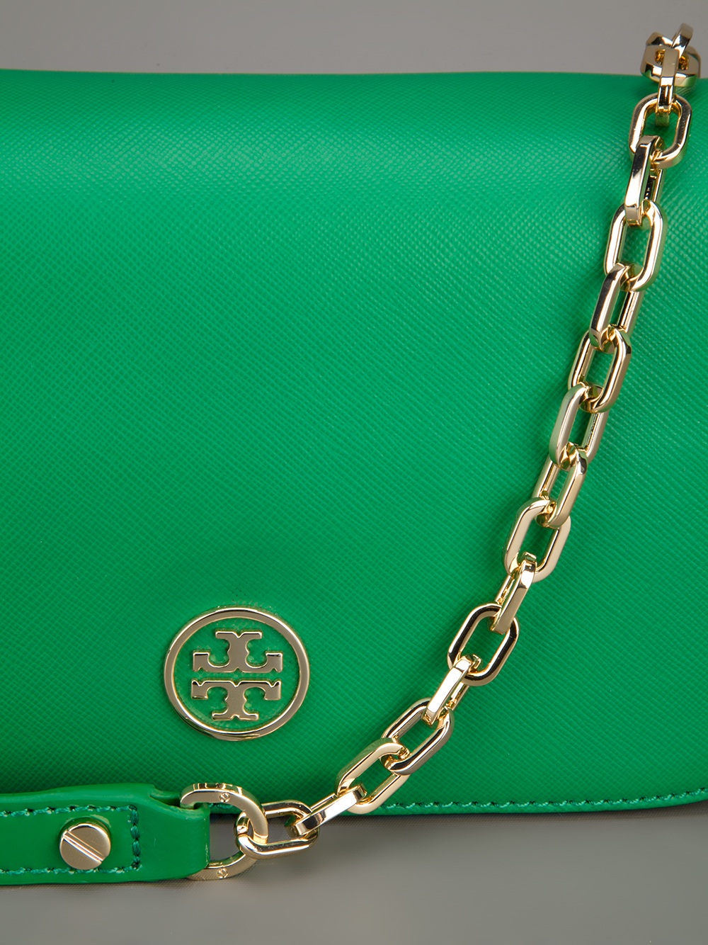 Tory Burch Robinson Mini Shoulder Bag in Green Lyst