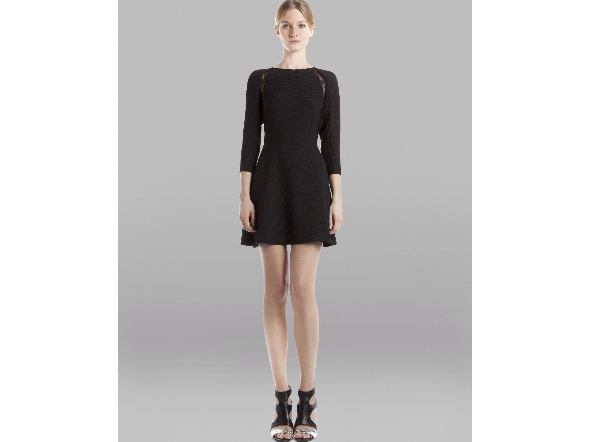 Sandro dress black&white yellow. Sandro dress black&white yellow.