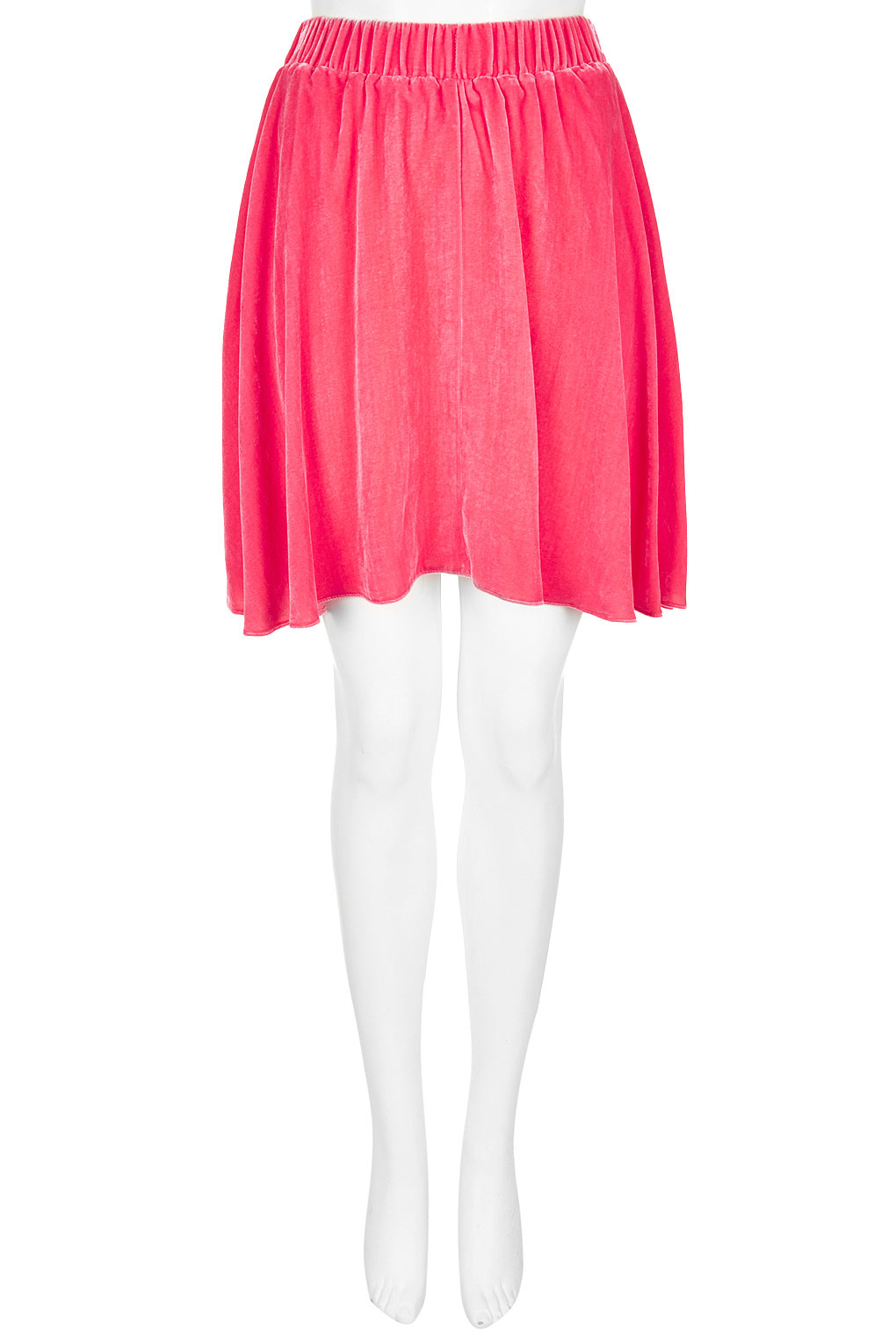 Velvet Skirt in Pink Lyst