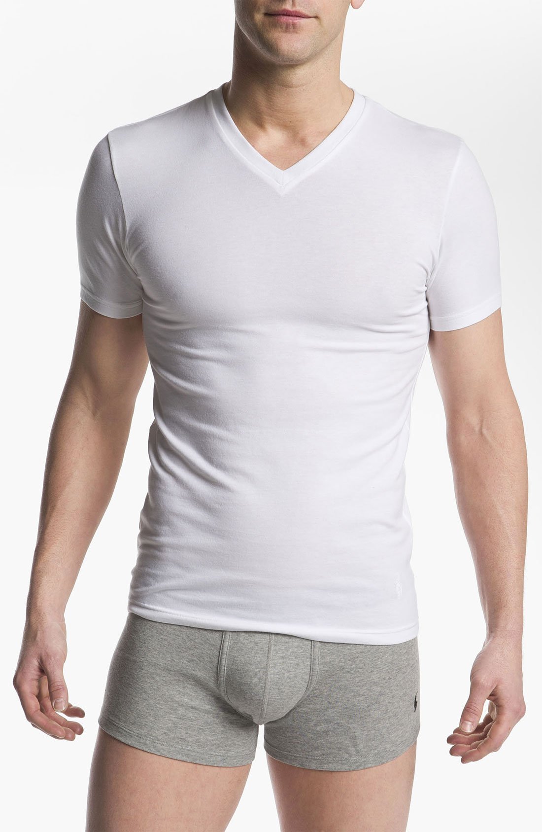 Polo ralph lauren Solid Crewneck Sweatshirt in White for Men | Lyst