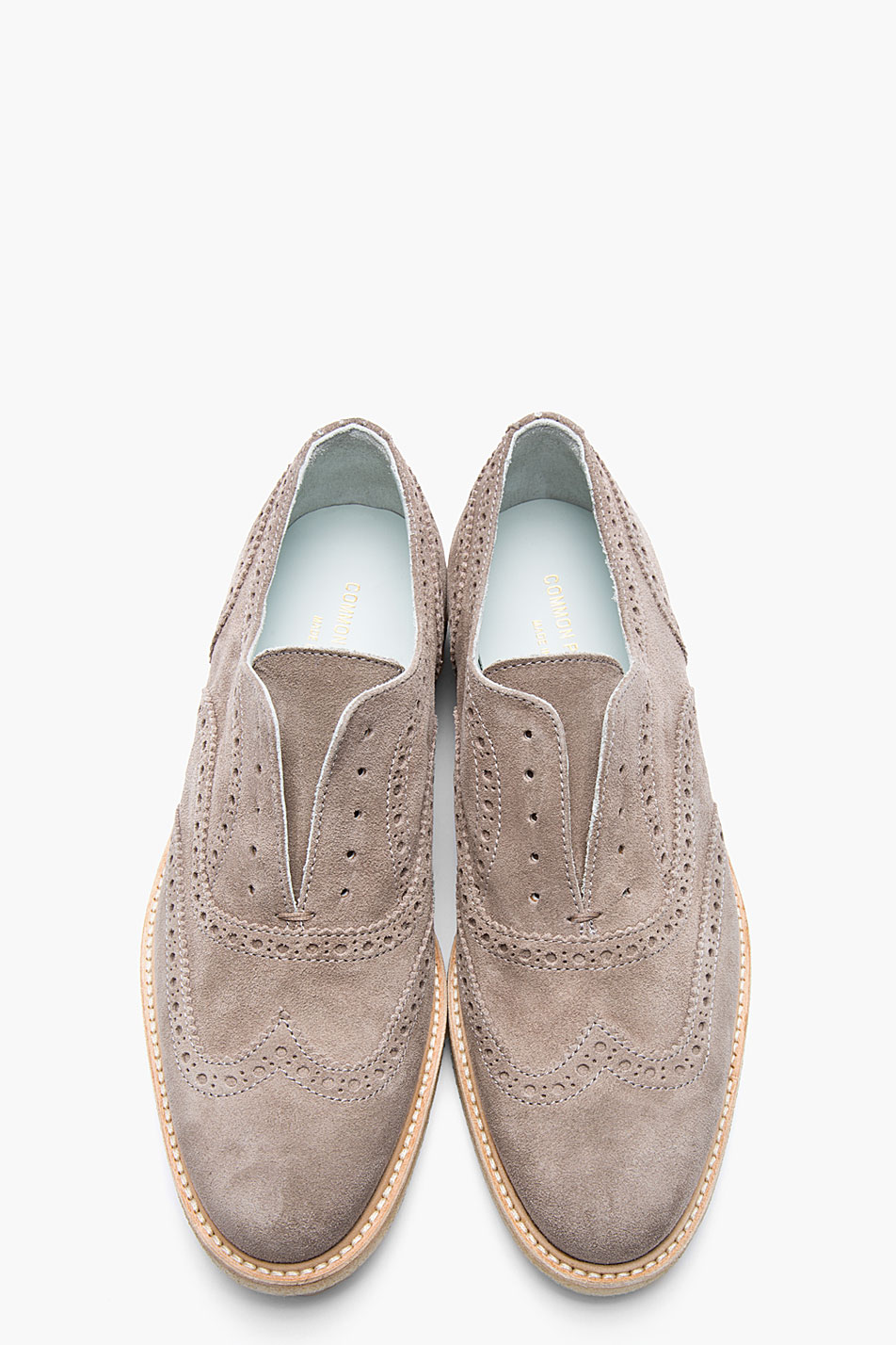 common projects gray suede