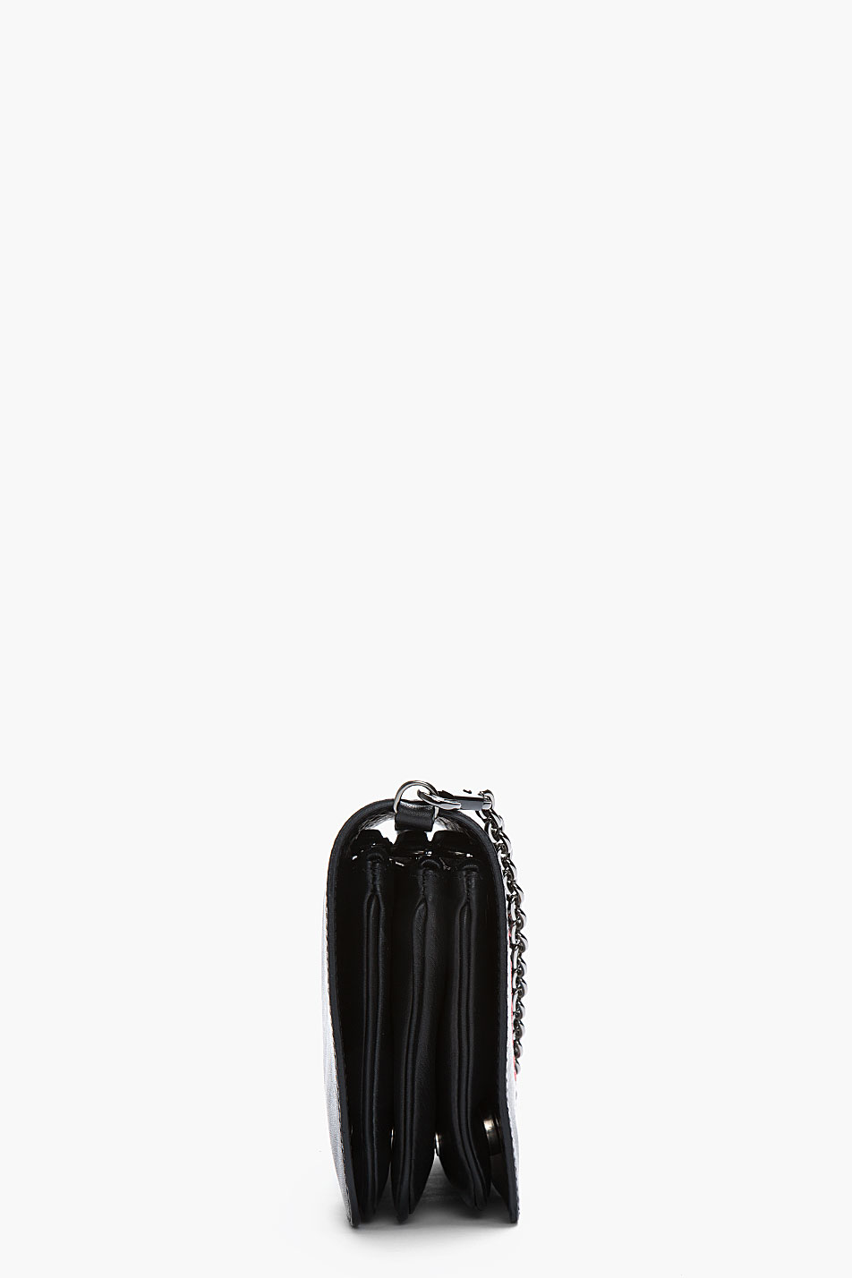 KENZO Black Embroidered Tiger Shoulder Bag Lyst