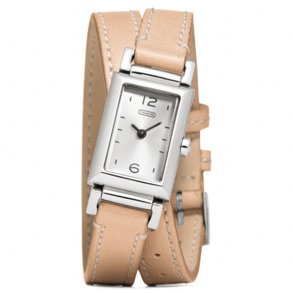 coach double wrap watch
