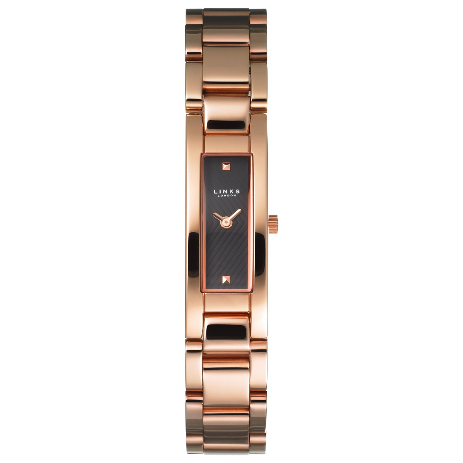 Links Of London Selene Womens Slim Rectangular Watch In Rose Gold Metallic Lyst Links Of London Selene Womens Slim Rectangular Watch In Rose Gold Metallic Lyst