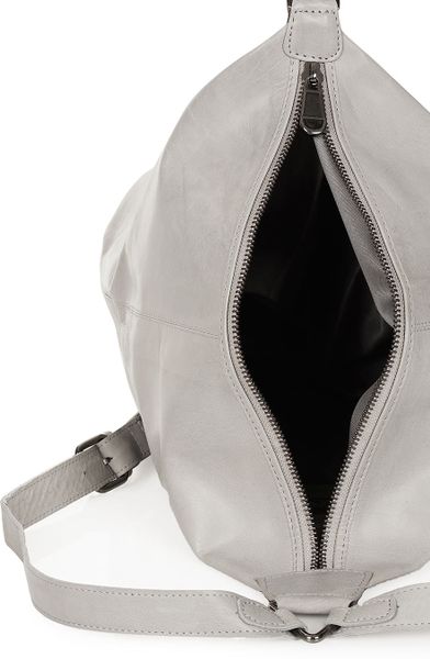 Topshop Clean Clip Backpack in Gray (grey) | Lyst