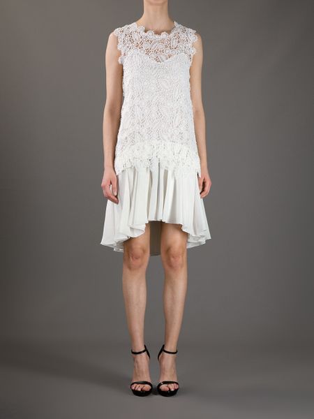 Ermanno Scervino Floral Lace Dress in White (floral) | Lyst
