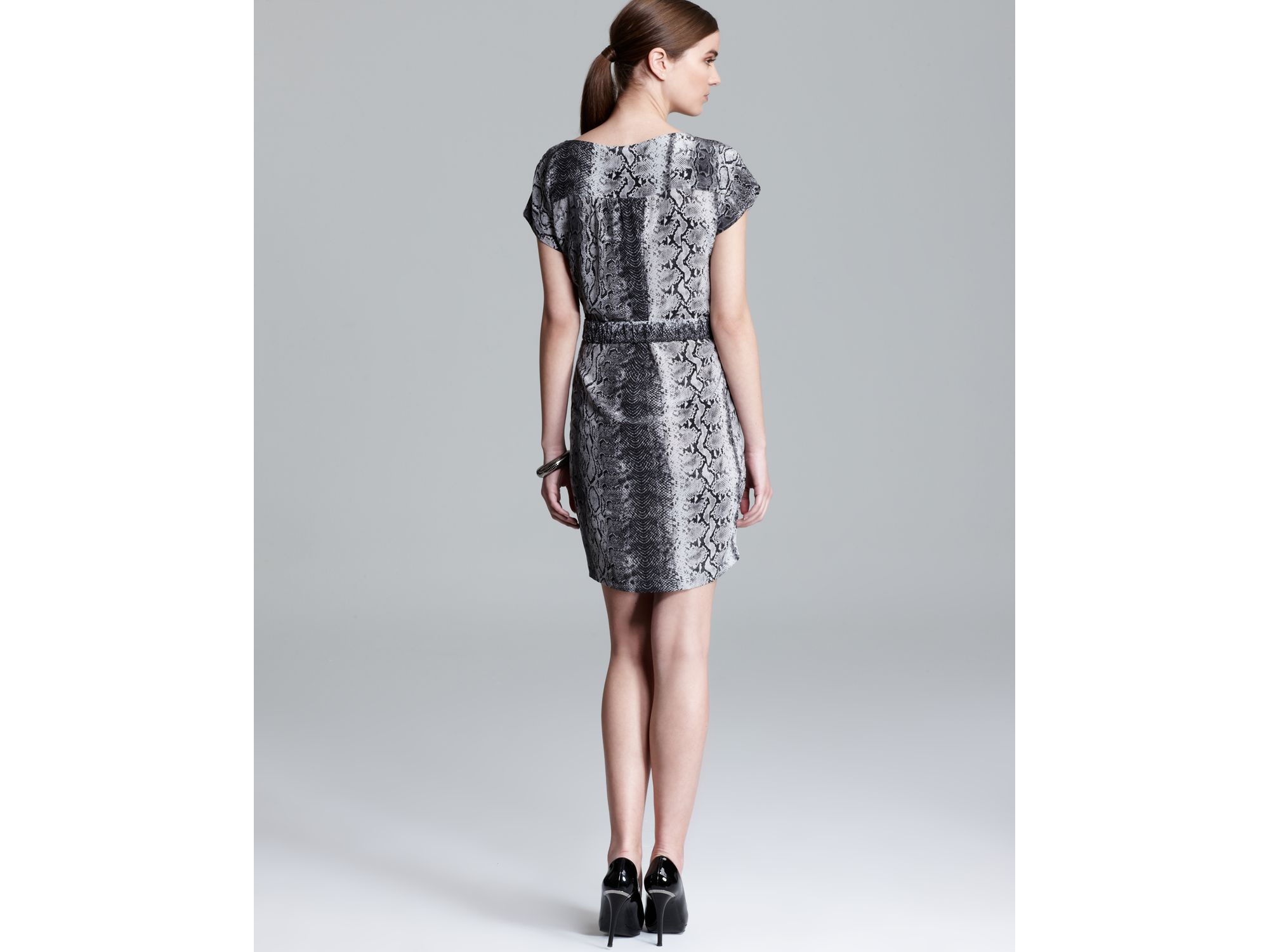 joie snake print dress