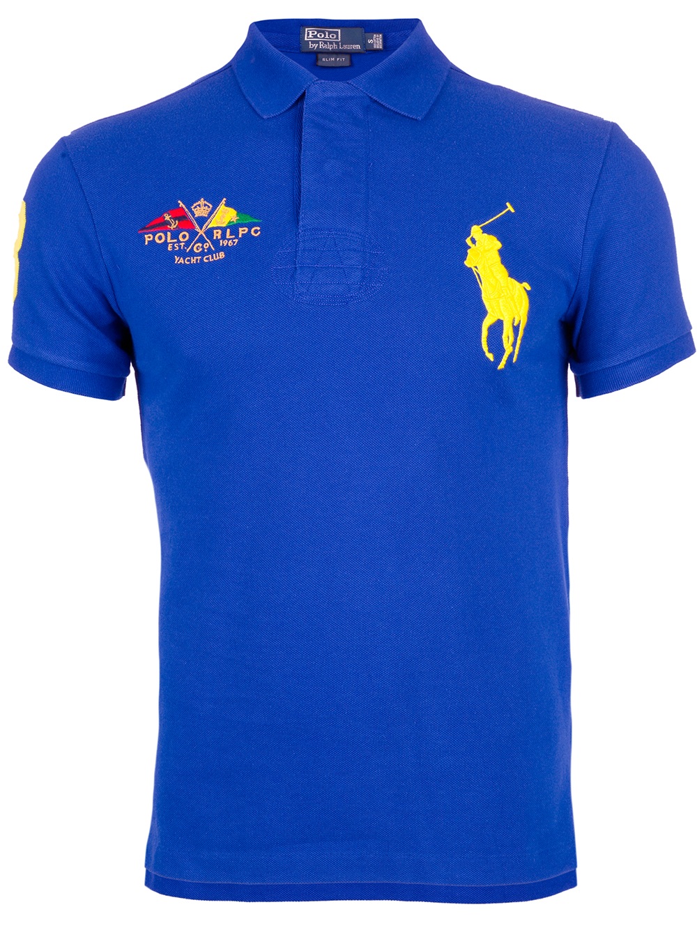 Polo Ralph Lauren Logo Polo Shirt in Blue for Men | Lyst