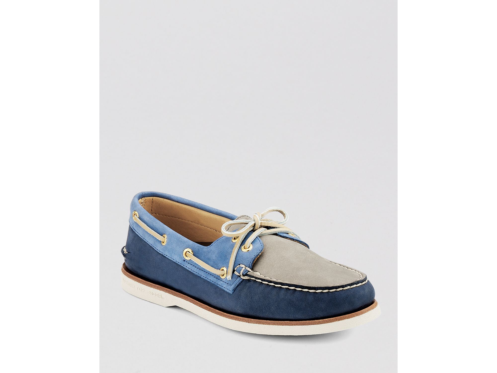 light blue sperrys
