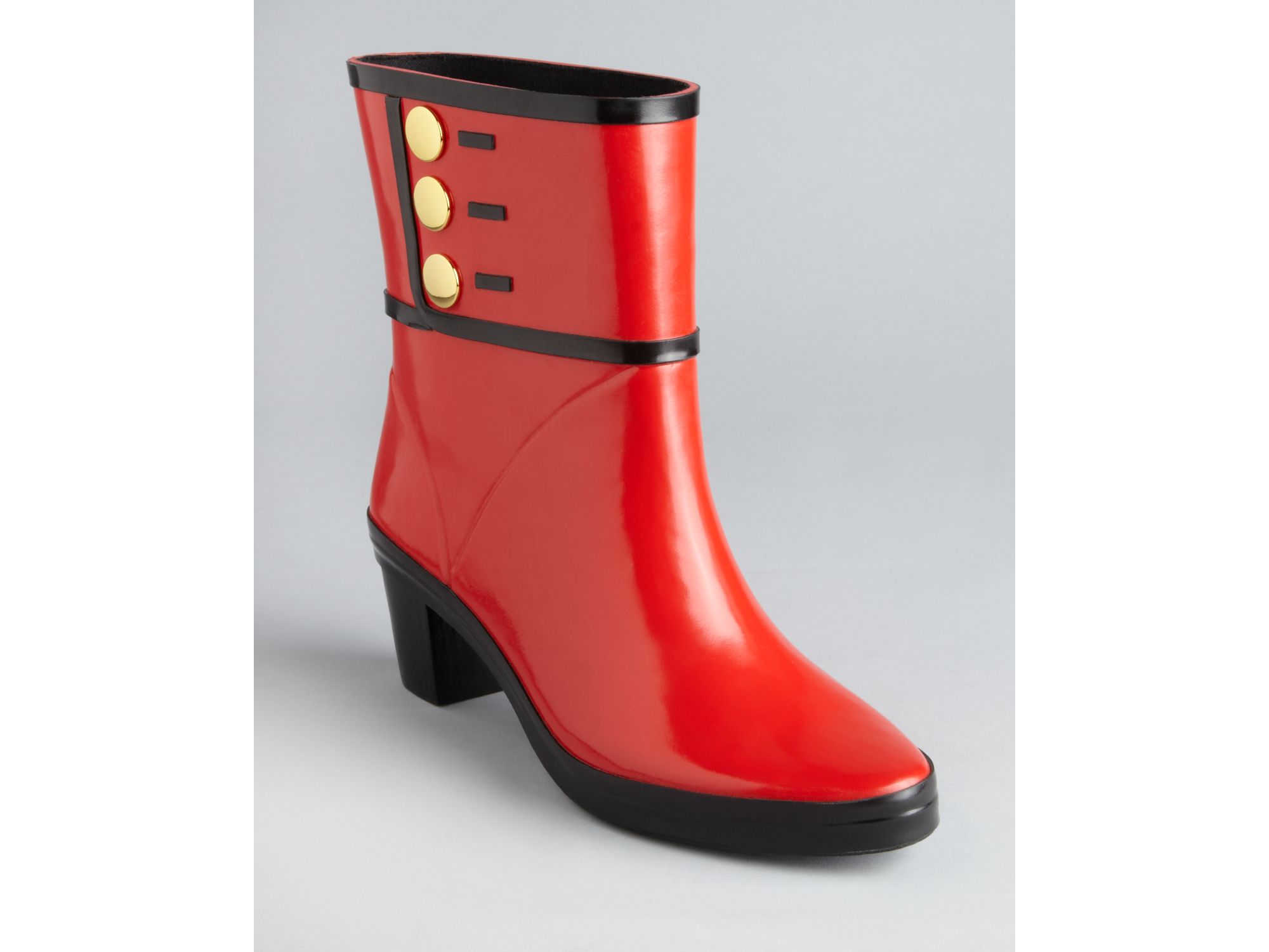 Kate Spade Short Rain Boots Parsipanny in Red - Lyst