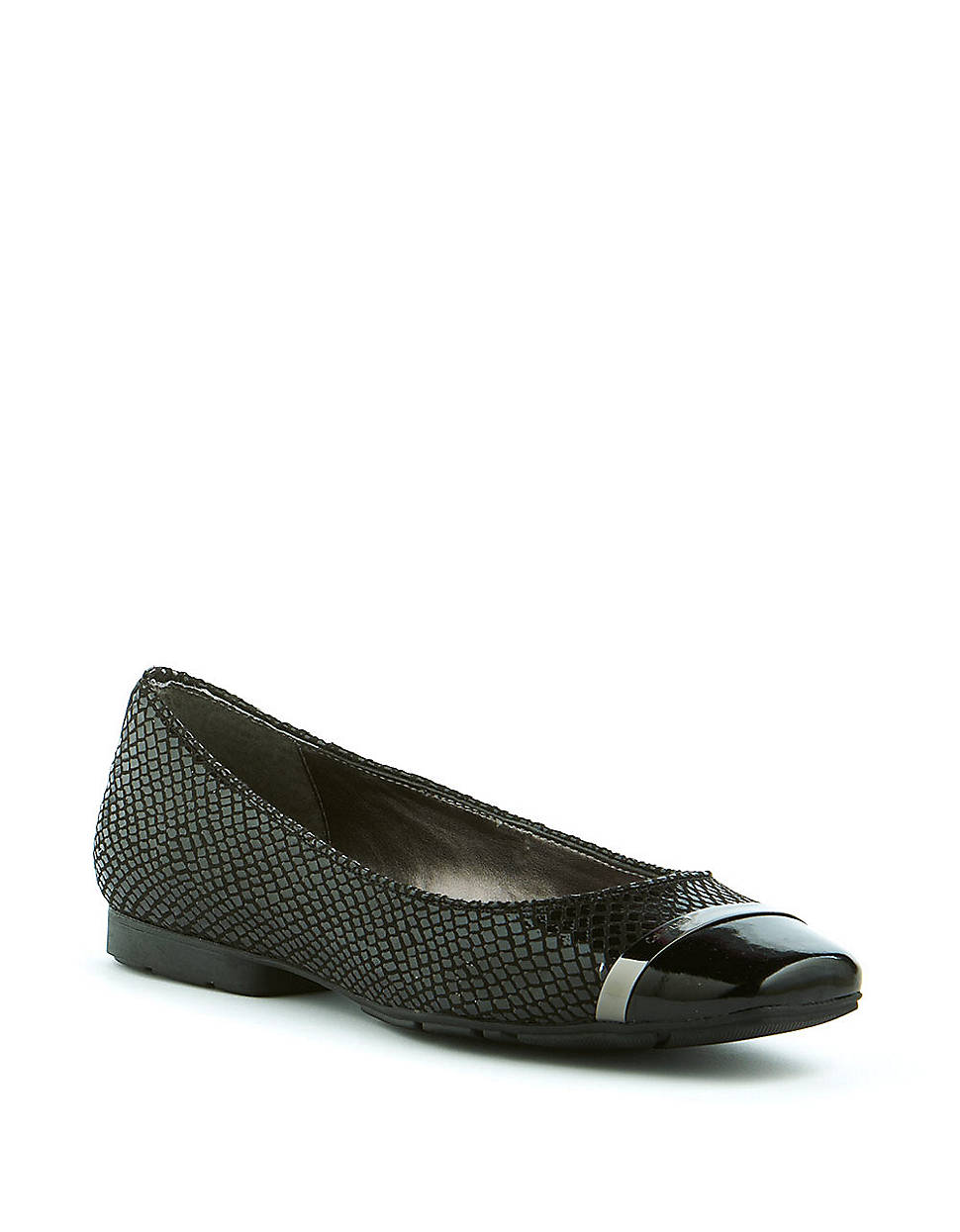 calvin klein leather flats