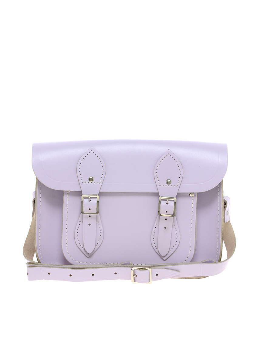 purple satchel