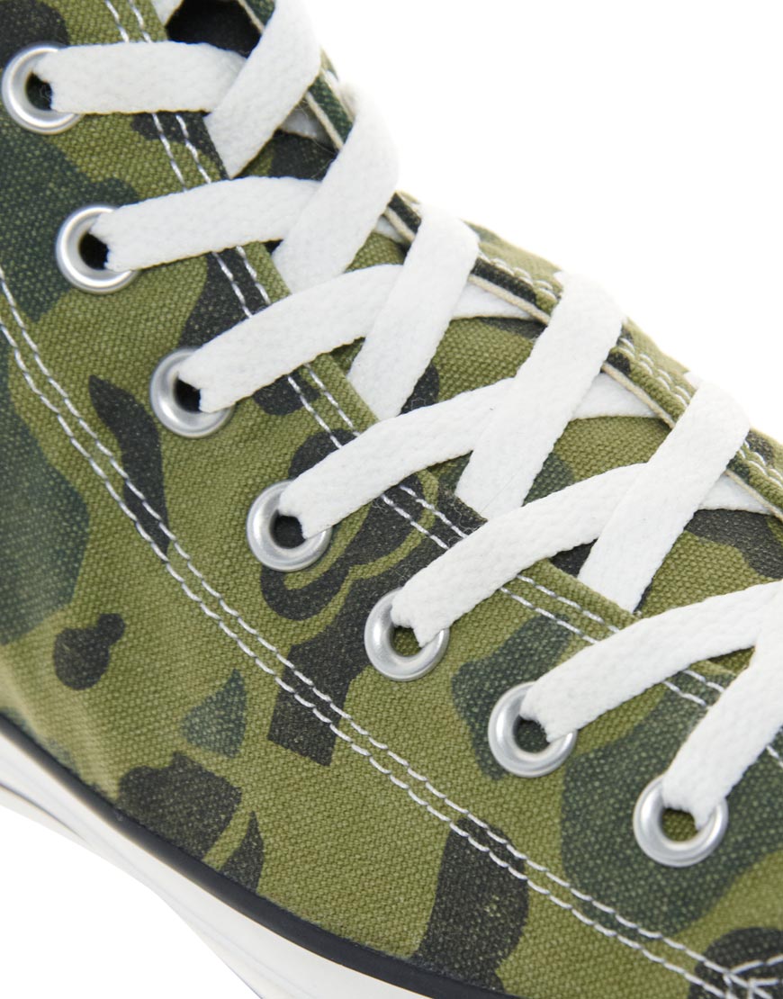 camouflage converse high tops