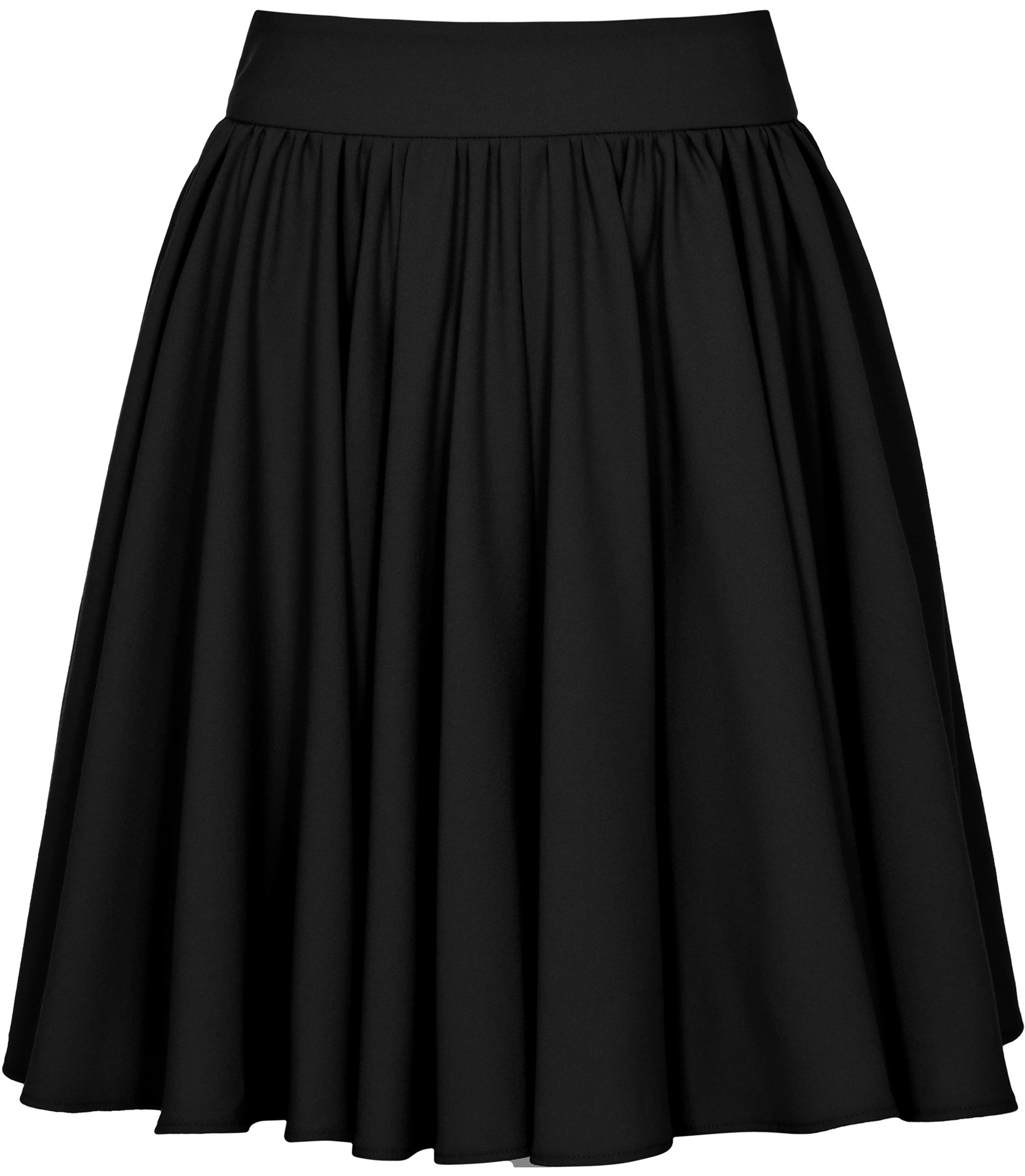 Reiss Alana Full Gathered Skirt in Black - Lyst