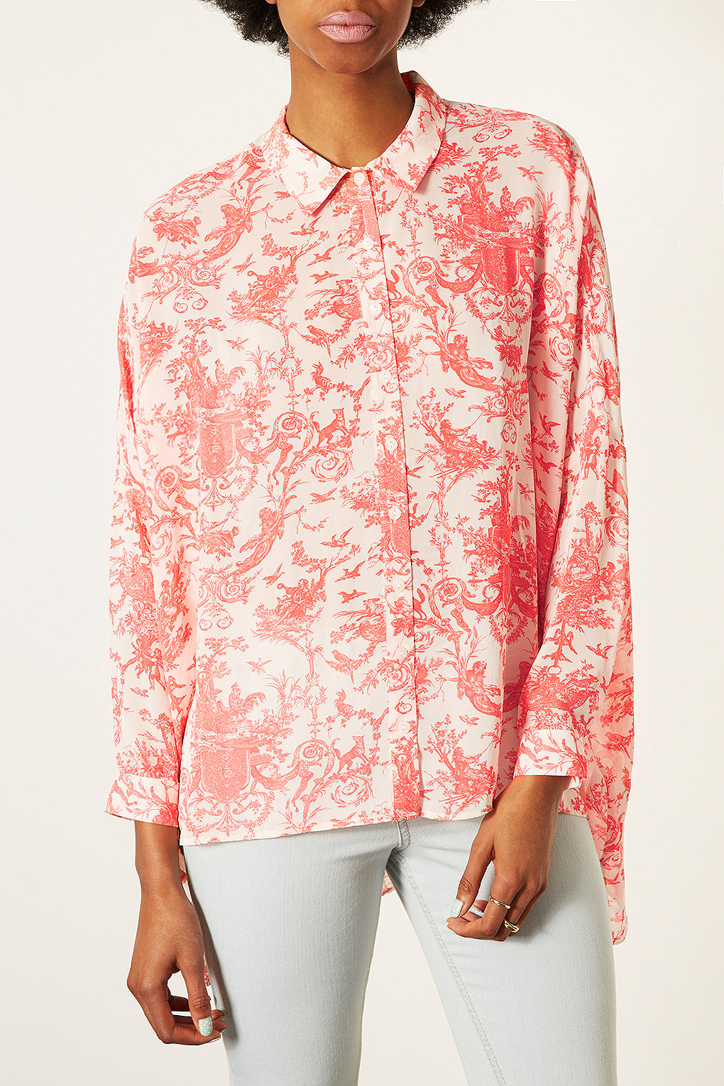 toile print pants