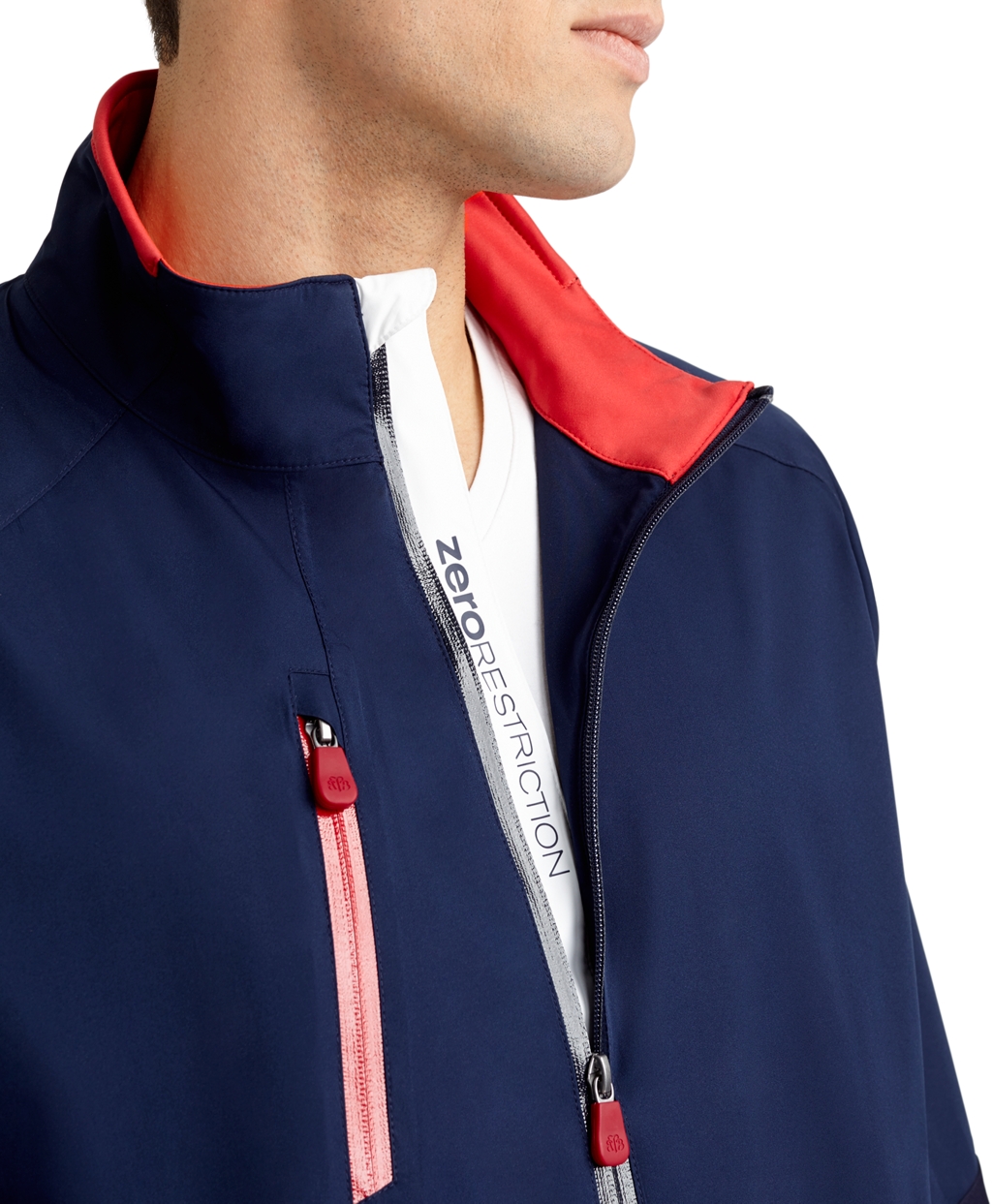 zero restriction rain jacket
