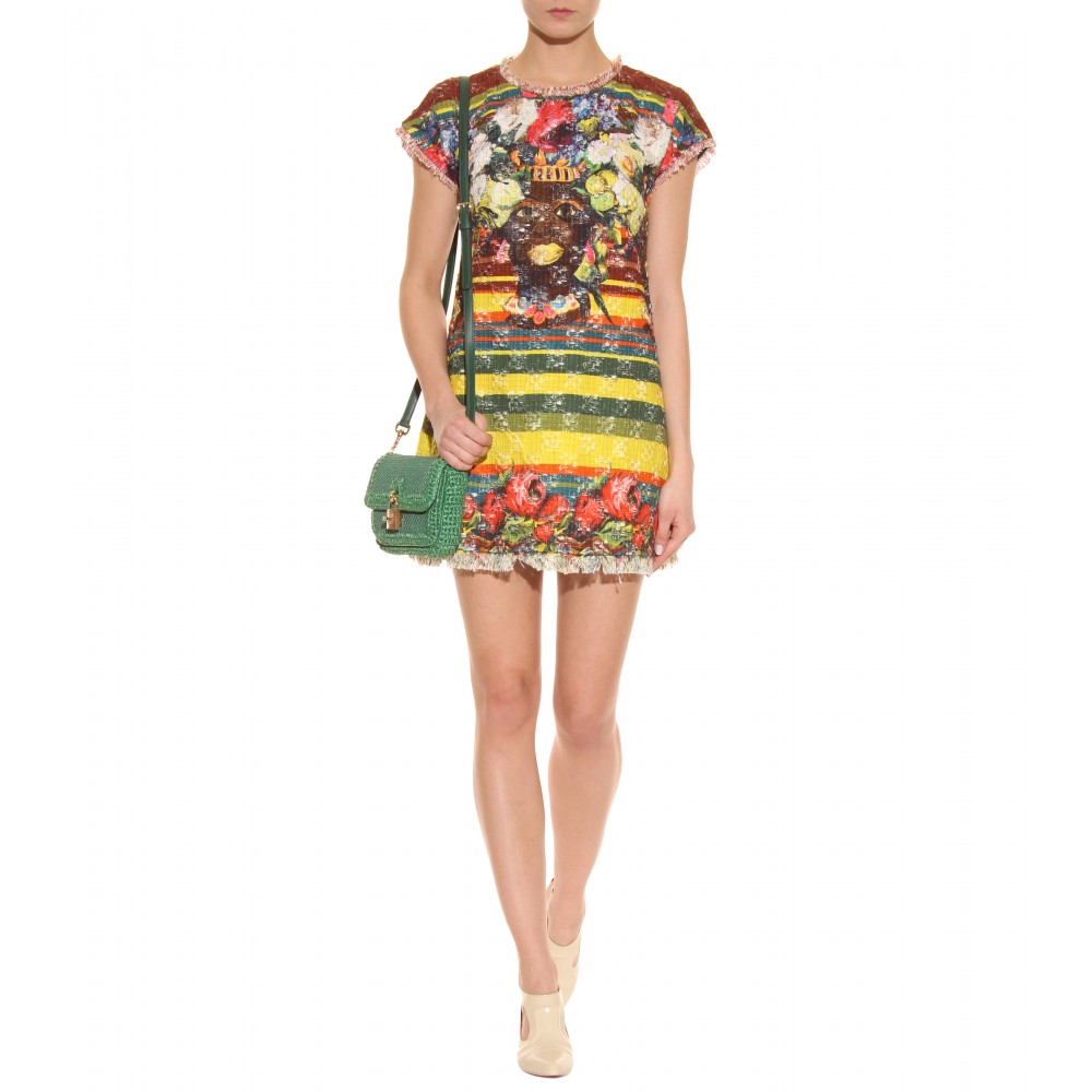 yellow dolce and gabbana dress