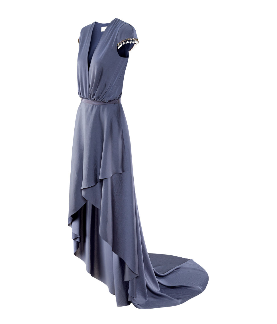 H\u0026m Blue Satin Dress Hot Sale, 52% OFF ...
